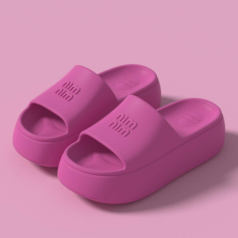designer shoes 2025 new style thick-soled heightening flip-flops fashionable and versatile in summer simple with a soft cushioned feeling breathable a