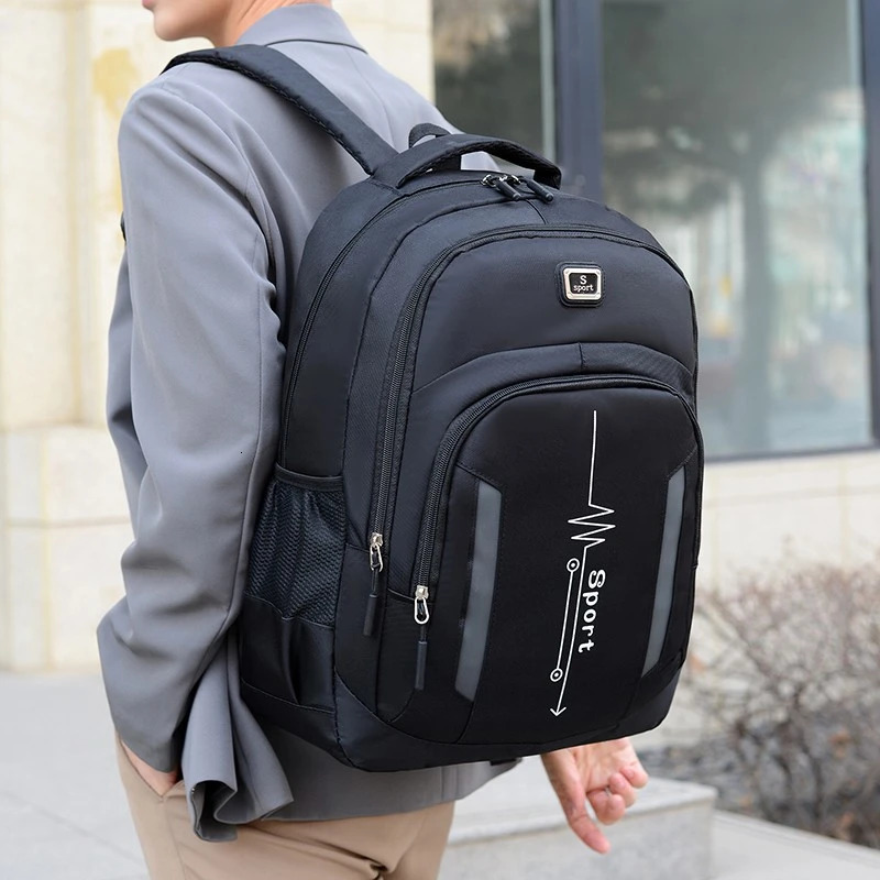 Mens backpack Oxford waterproof Rucksack business computer bag leisure travel backpack high school student backpack 250402