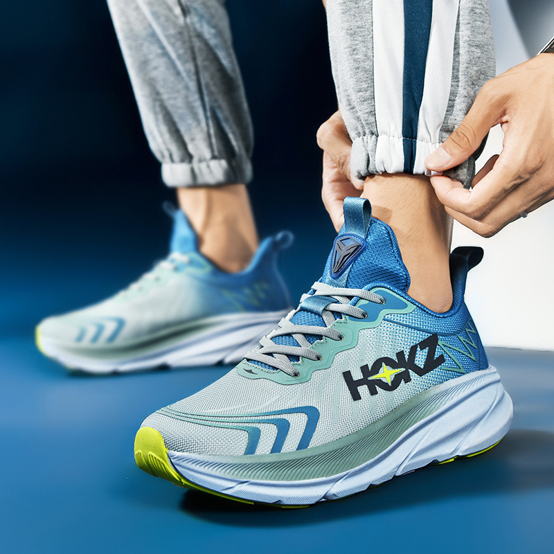 Free shipping spring and autumn fashionable and versatile couple cushioning running shoes, trendy sports shoes, casual and fashionable running shoes f