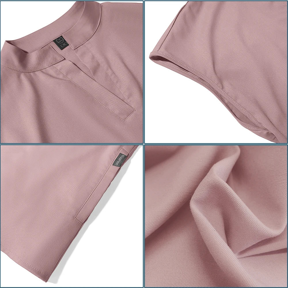 Slim Fit Nurse Uniforms Women Scrub Sets Tops Joggers Dental Clinic Spa Uniform Nurses Accessories For Hospital Workwear 250403