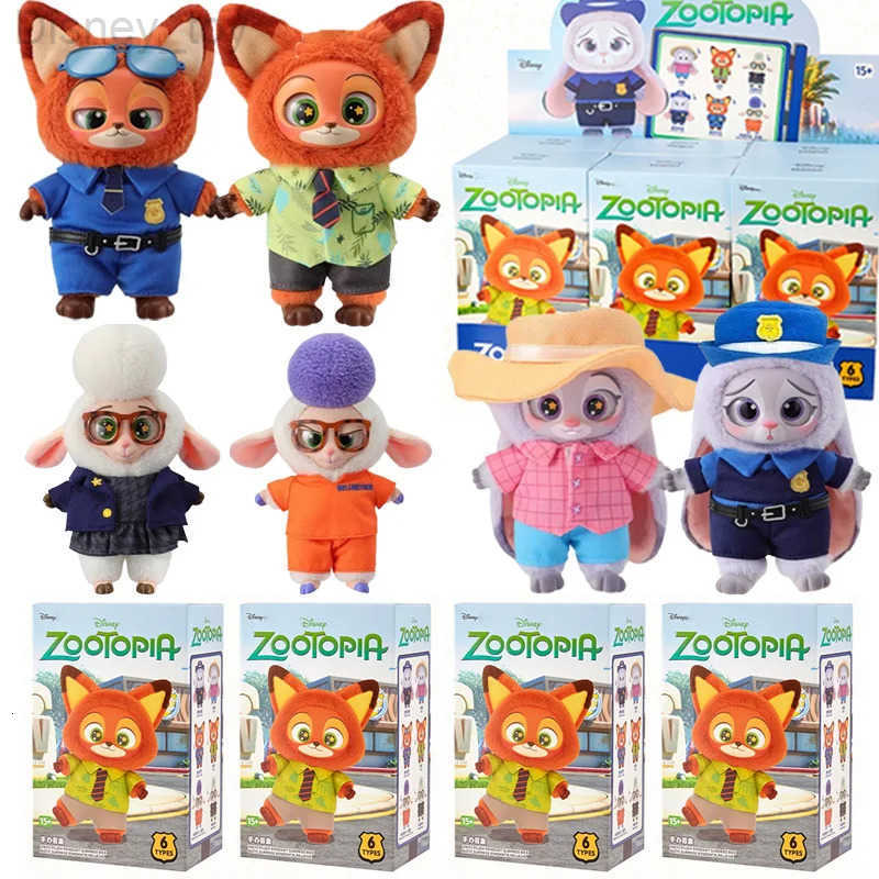 Disney 2025 NEW Zootopia Vinyl Series Blind Box Cute Cartoon Character Vinyl Plush Bag Pendant Toy Doll Mystery Trendy Christmas Gift H251106