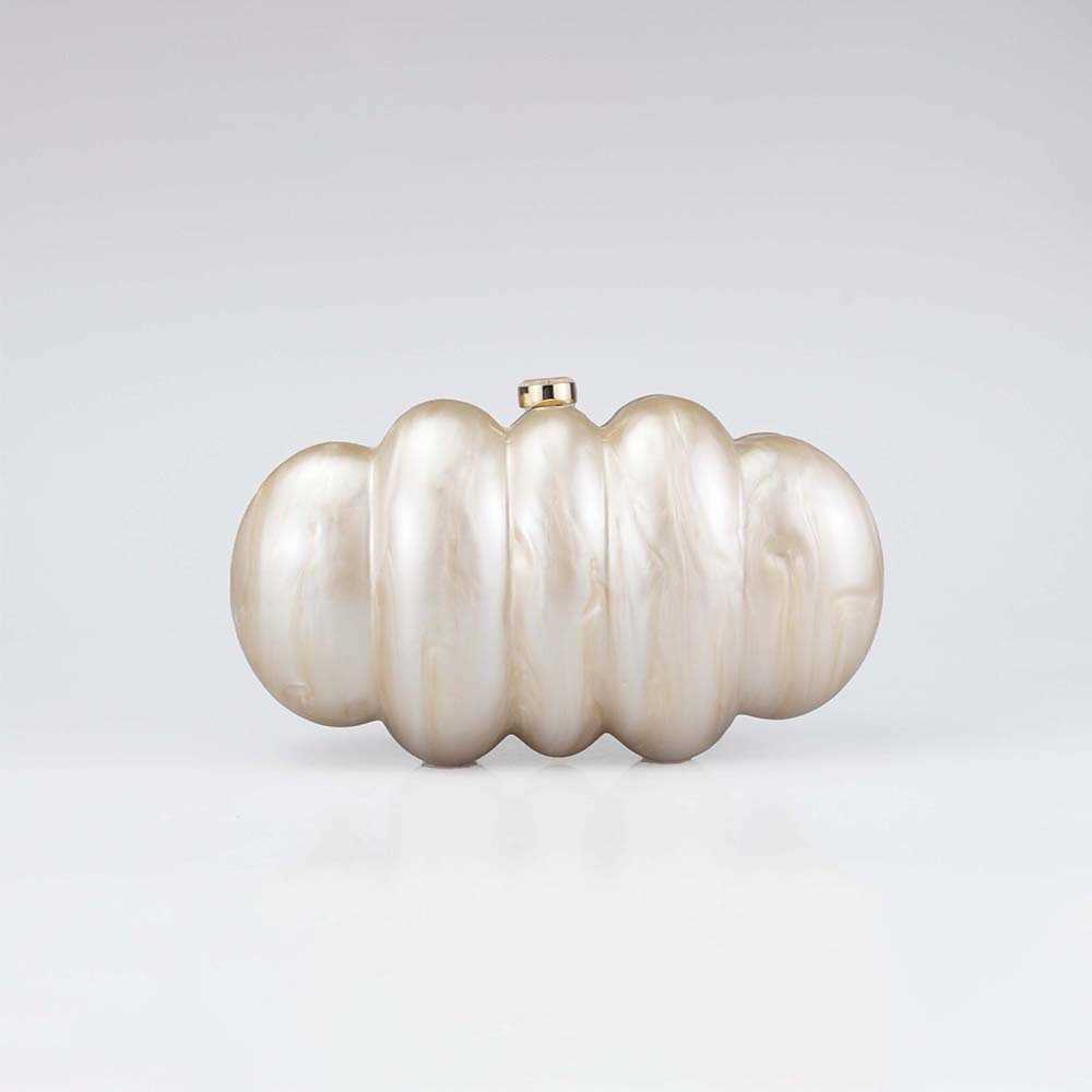 Womens New Pressure Bag Acrylic Dinner Bag Single Shoulder Oblique Cross Wedding Banquet Handheld Bag Chain Bag