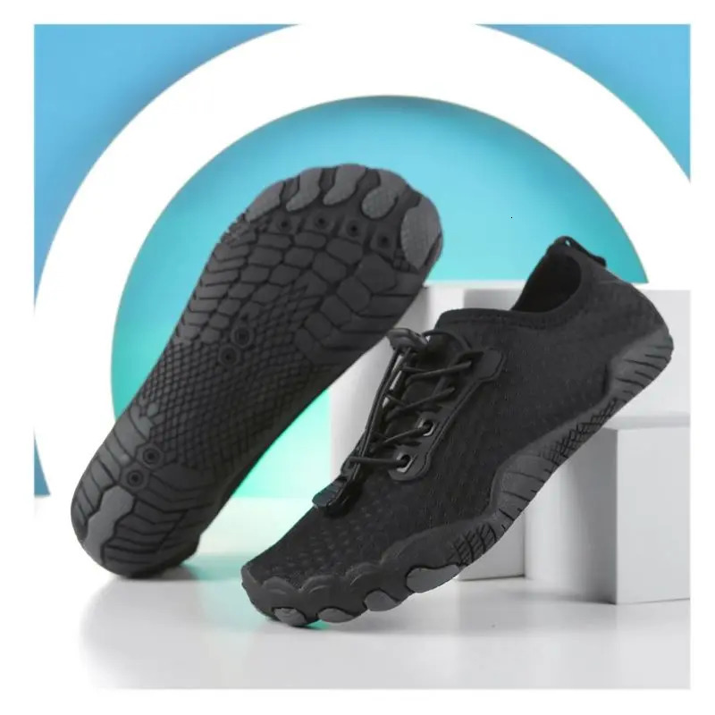 Summer Parent Child Fitness Outdoor Beach Swimming Shoes Quick Dry Breathable Hiking Lighten Yoga Aqua Shoes 250402