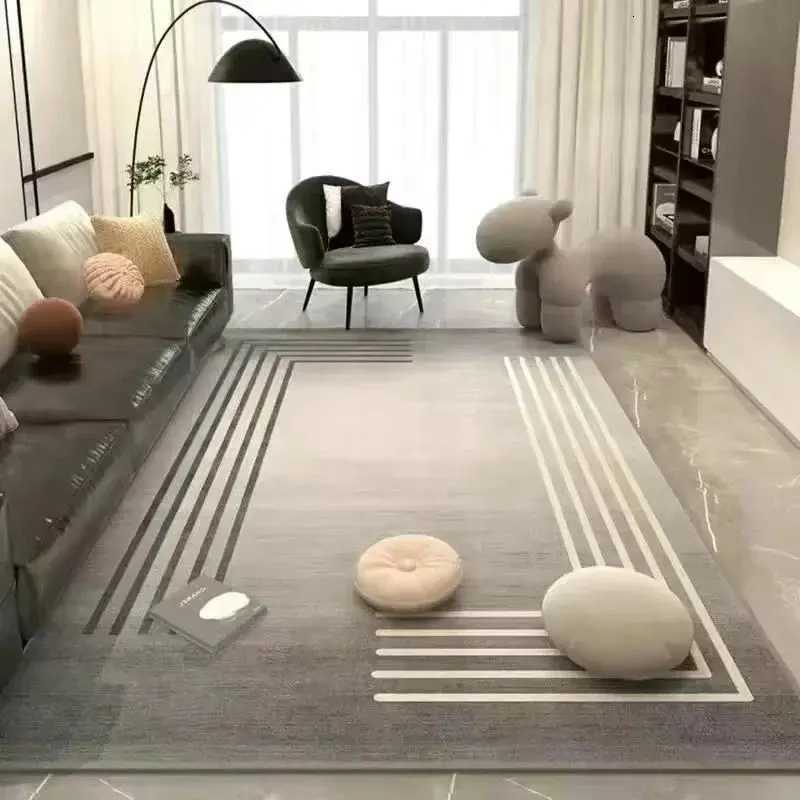VIKAMA Modern Minimalist Luxury CarpetStain-Resistant Washable Area Rug for Living Ro Bedro Dining Ro Decoration H251106