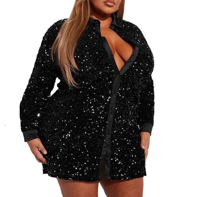2025 New Party One Row Fashion Glitter Long Sleeve Womens Coat