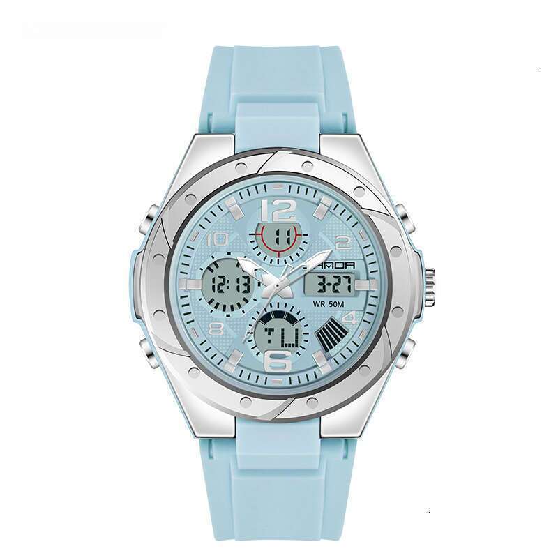 DHwatches Sanda Brand Couple for Men and Women, Multifunctional, Luminous, Waterproof, Fashionable, Fresh Style, Sports Electronic Watches