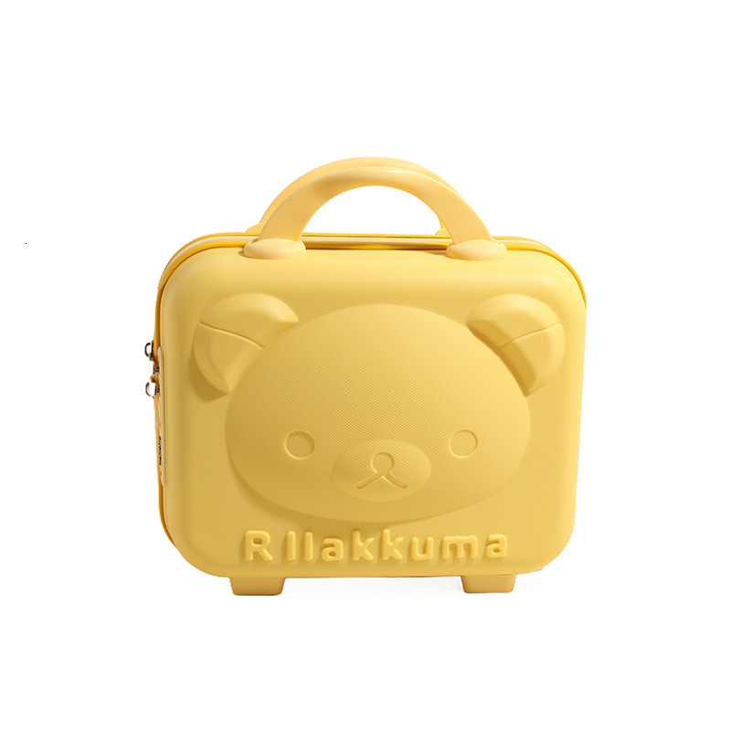 Lage Inch Makeup With Souvenir Travel Women S PP Teddy Bear Mini Password Box Handbag Gift Box