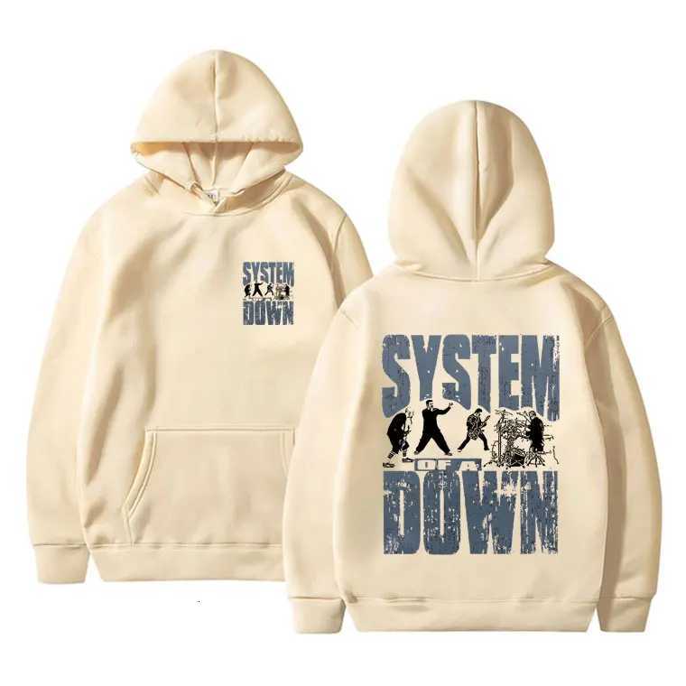 90s Vintage Rock Band System of A Down Print Hoodie Unisex Casual Sweatshirt Men Women Alternative Metal Music Pullover Hoodies W251106