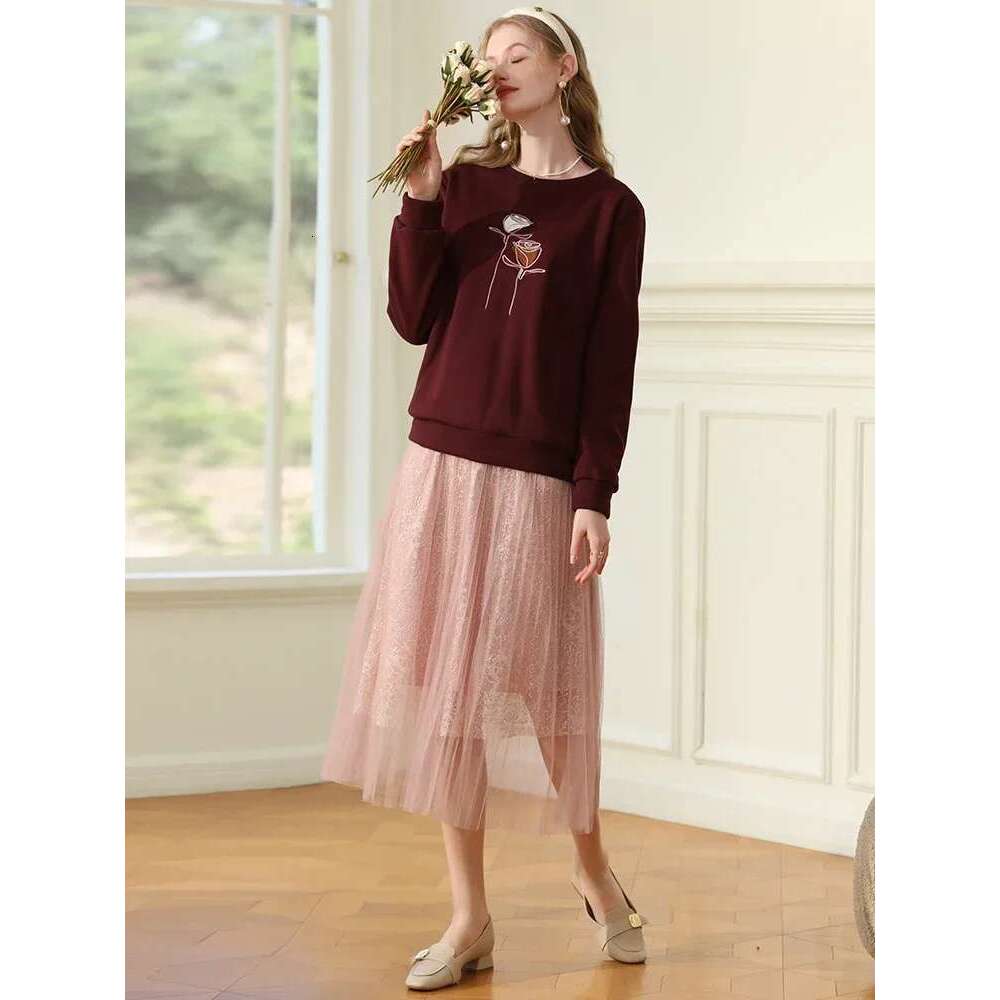 Women's Hoodies Winter New Lazy Lamb Wool Thickened Warm Round Neck Leisure Loose Trendy Blouses