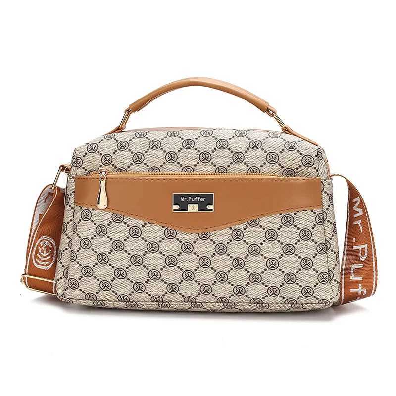 Letter Printing Design Ladies Crossbody Bags New Single Shoulder Retro Small Square Bags Street Vendors Mobile Phone PurseW251106