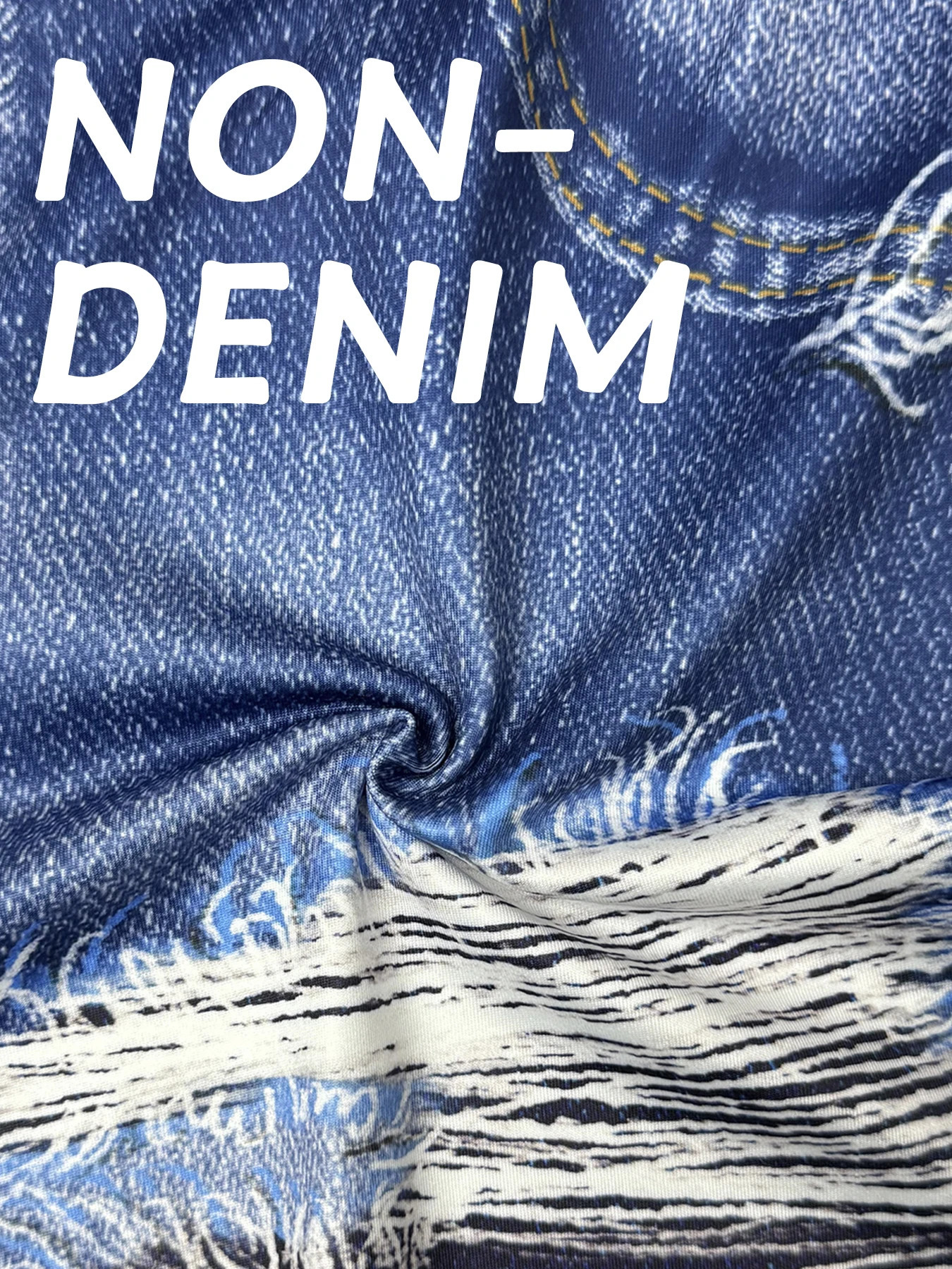 Plus size womens shorts imitating denim print hole casual fashionable comfortable summer tight pants 250402