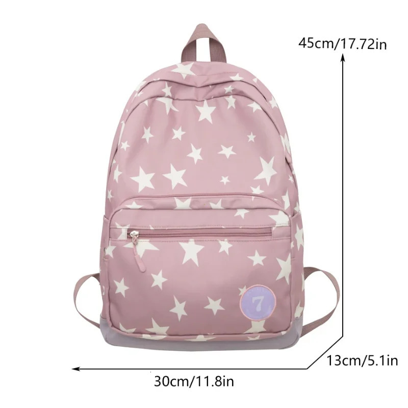 Star Backpack for Women 17 inch Star Laptop Backpack Academy Bag Cute Travel Backpack Student Backpack School Leisure Backpack 250402
