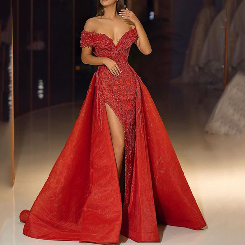 2025 New Womens Hot Stamped Grand Swing Sexy Long Dress with Tailored Banquet Slimming Evening Dress