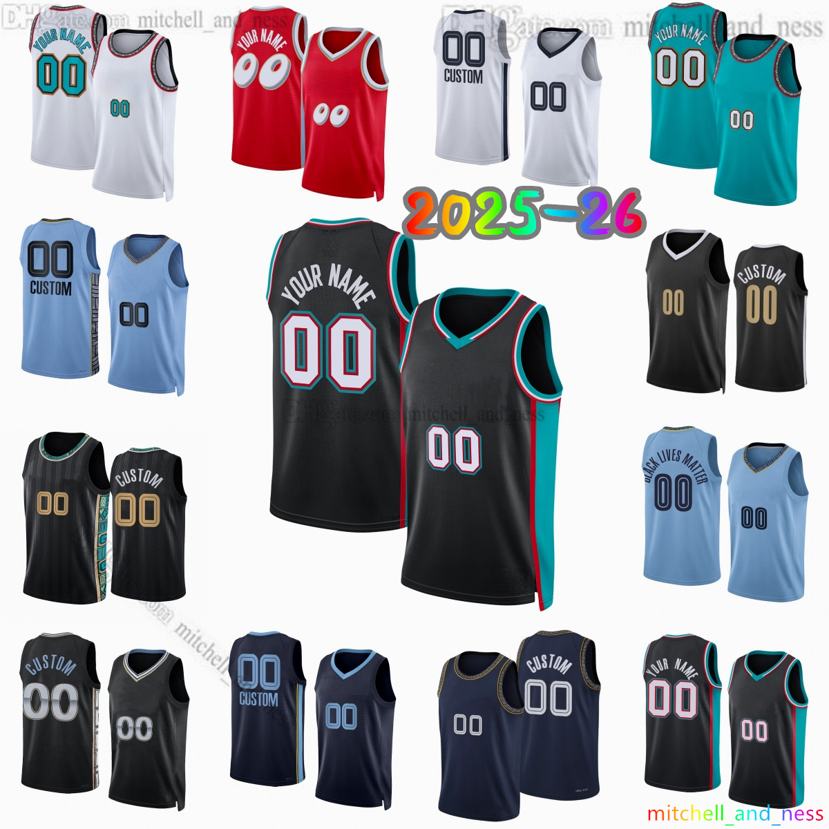 Custom Printed 2025-26 New City Jersey Breathable Sport Shirt Jerseys Shorts huixiong