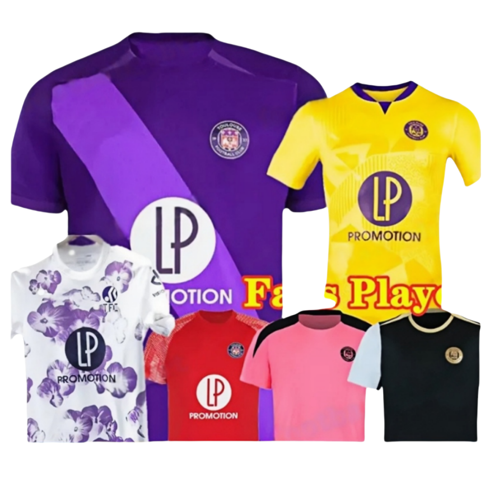 25/26 Toulouse soccer jerseys DONNUM DALLINGA Home Away 3rd maillot de foot 2024 2025 Men kit football shirt uniform CISSOKO ONAIWU CHAIBI ABOUK 3XL 4XL