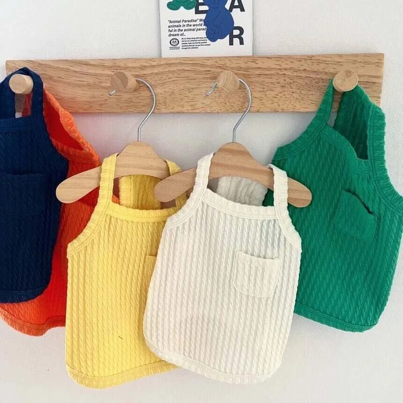 Pet Dog Vest Summer Cooling Pet T-Shirt for Small Medium Dogs Cats Breathable Puppy Suspender Chihuahua French Bulldog Costume 250402