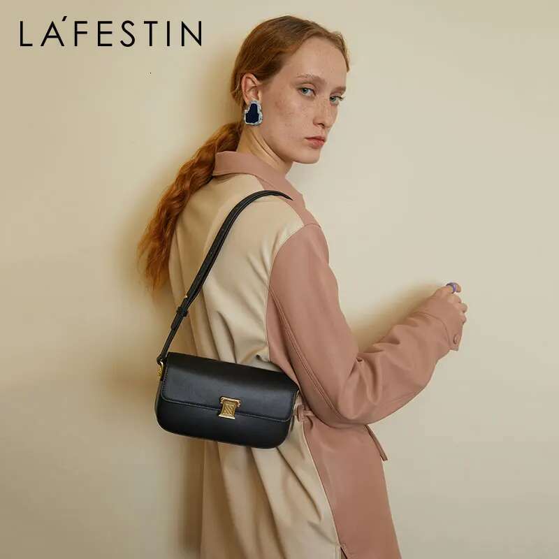 LA FESTIN 2023 New Shoulder Crossbody Handbag Women Leather Small Square Bag Ladies Popular Designer Fashion Bags