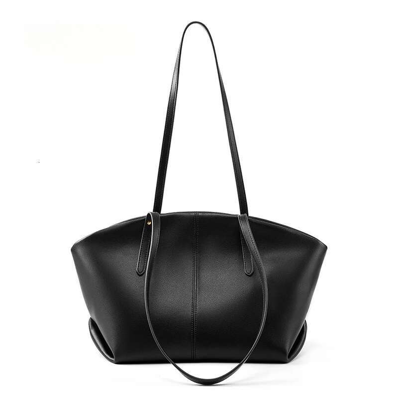 New Stylish Designer Casual Soft Women's Leather Tote Bag Versatile Female Shopping Shoulder Lady Simple Handbag