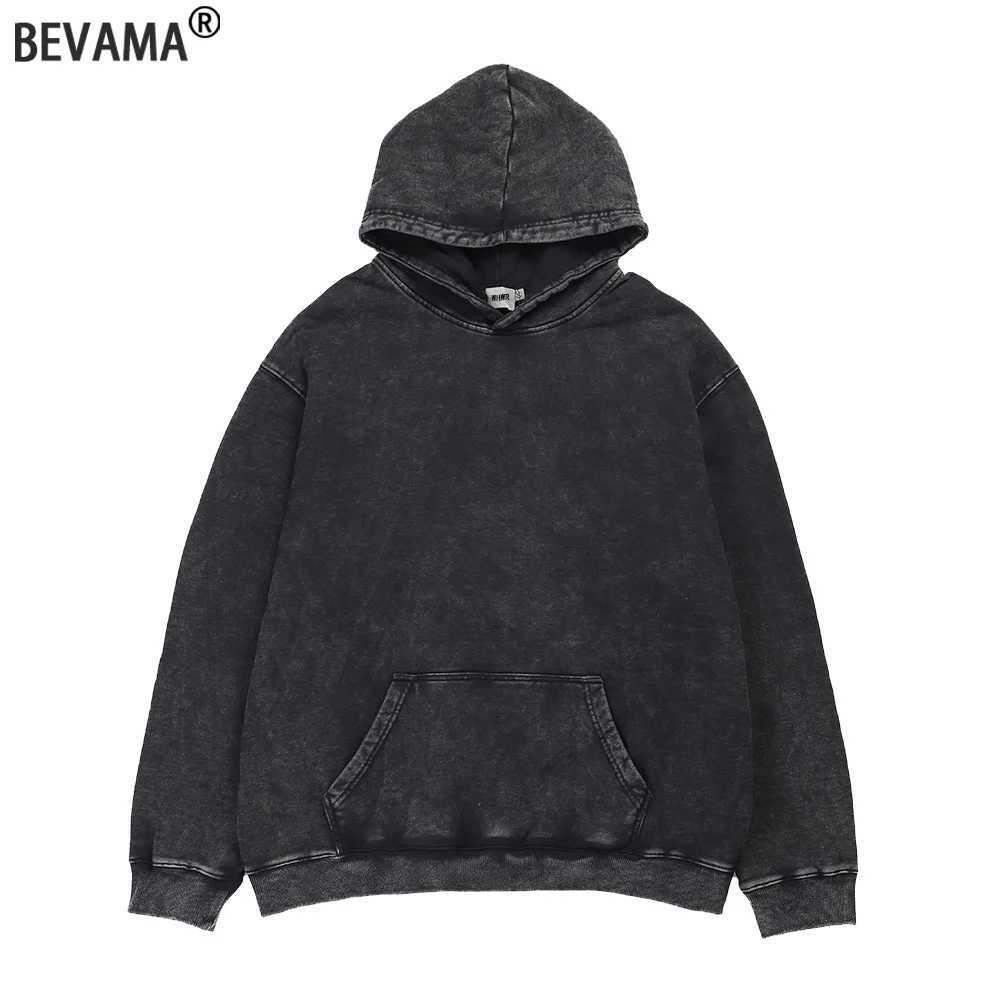 Vintage Washed Hoodies Men Women High Street Cotton Sweatshirt Harajuku Fashion Loose Hoodie Pullover Y2k Hip Hop Streetwear W251106