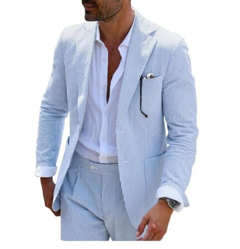 2025 Spring New Mens Digital Printed Casual Suit Set Top and Pants