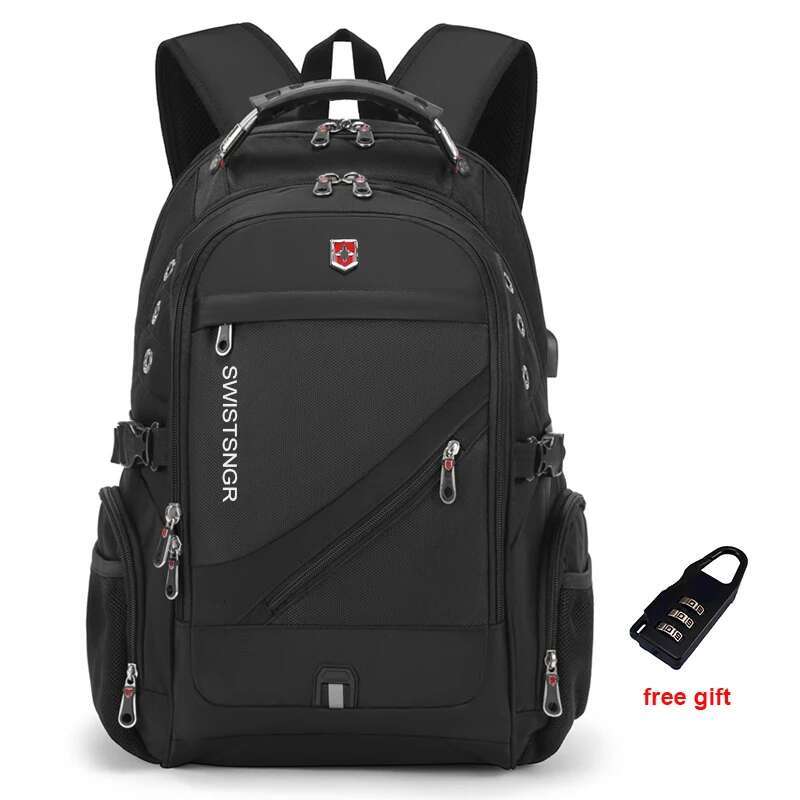 2024 Waterproof 17/20 Inch Laptop Men Airplane Travel Backpack Women Oxford Rucksack Male School Bag Modern Mochila