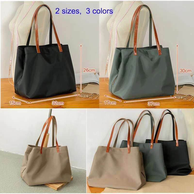 New Women Tote Bag High Quality Female Casual Nylon Oxford Cloth Handbag Lady Large Capacity Girls Shopping Shoulder Bags