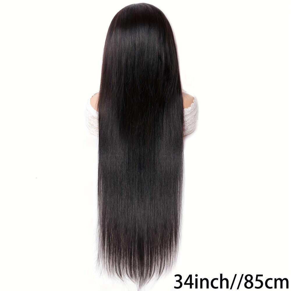 360° Lace Frontal Human Wig With Baby Hairs - 150 Density Full Lace, 100% Pre-Plucked Natural Color, Straight Hair Texture, Realistic Look