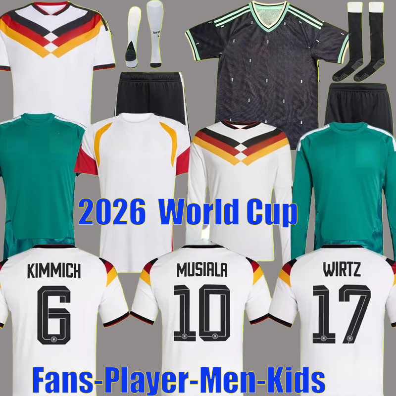 Germany jersey 2026 World Cup 26 soccer jerseys Kit Women football shirts men kids set goalkeeper Deutschland HAVERTZ GNABRY Long sleeves goalkeeper training