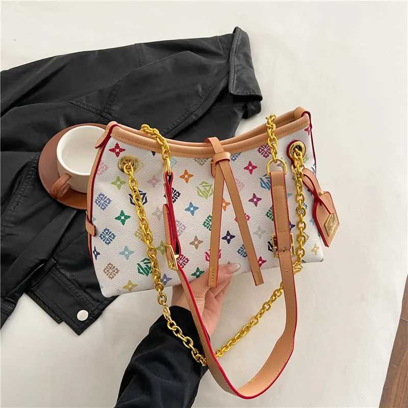 2025 Vintage Print Tote Bag - Stylish Crossbody/Shoder Bag for Wen Spacious Lightweight Trendy Functial Y251106