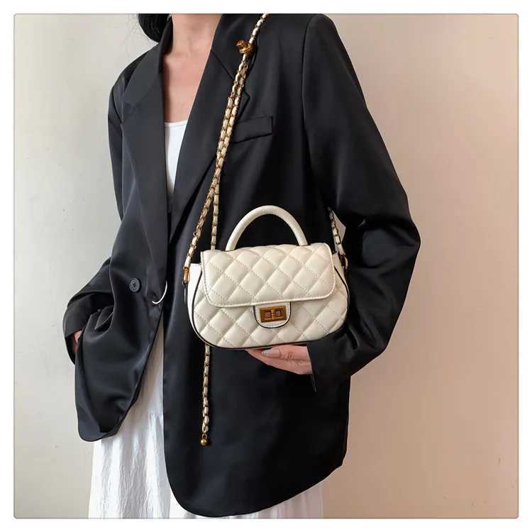 2025 New Diamd-Quilted Chain Bag - Small Inspired Shoder/Crossbody/Handheld Summer Fi Lightweight Elegant Y251106