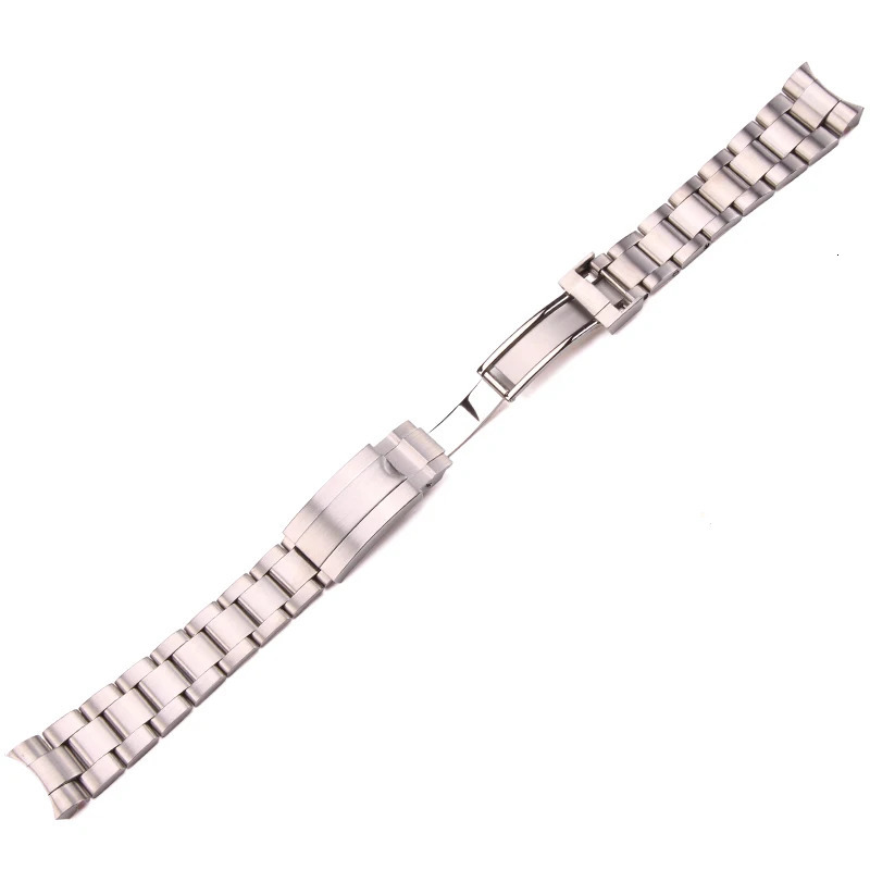 20mm 904L Stainless Steel Watch Band Curved End Solid Bracelet Strap With Glide Lock Clasp for 40mm 41mm Case 251105