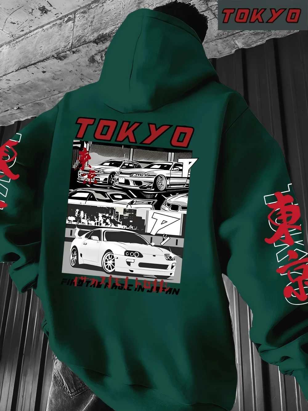 Fashionable autumn mens season letter print comfortable soft hooded sweatshirt outdoor street style versatile top W251106