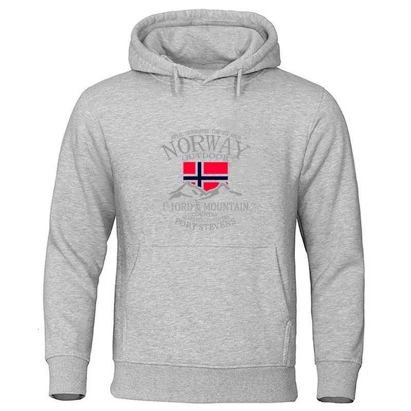 Norway Fjord Mountain Hoodies For Men Autumn Streetwear Hoodie Loose Fashion High Quality Hoody Loose Casual Clothing W251106