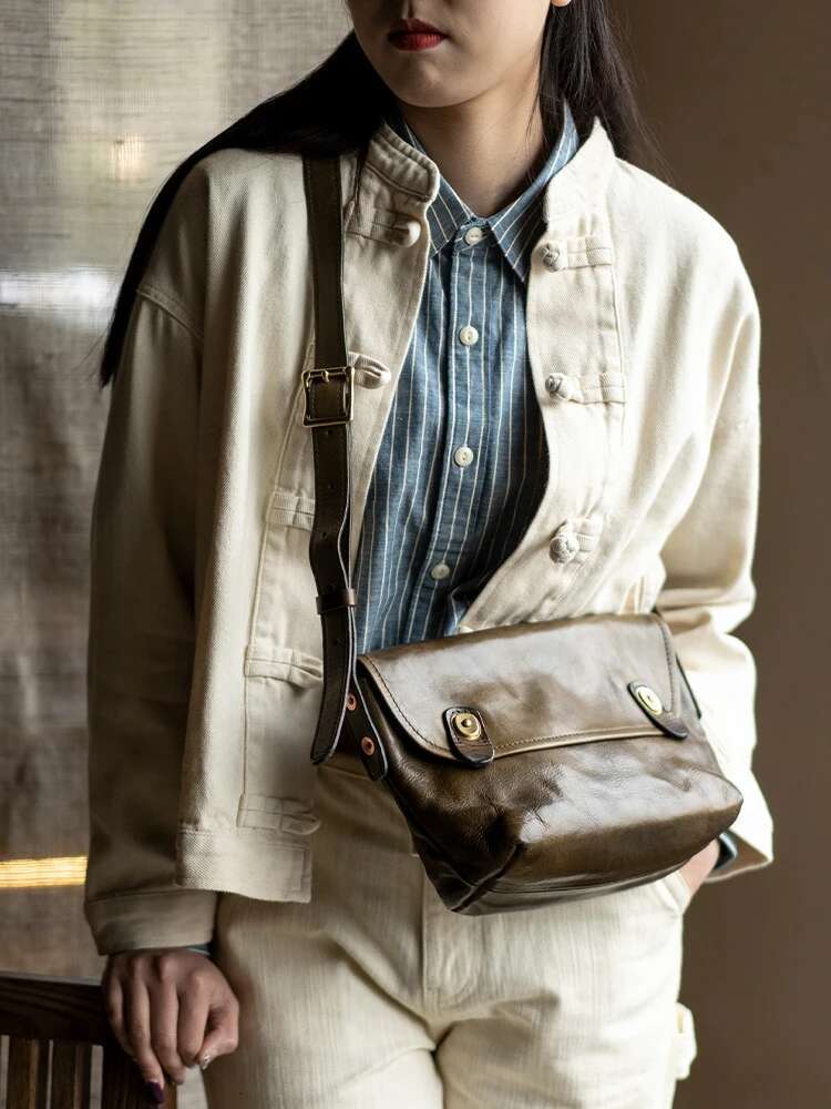 PNDME Outdoor Daily Work High Quality Cow Men Messenger Casual Vintage Handmade Genuine Leather Shoulder Bag