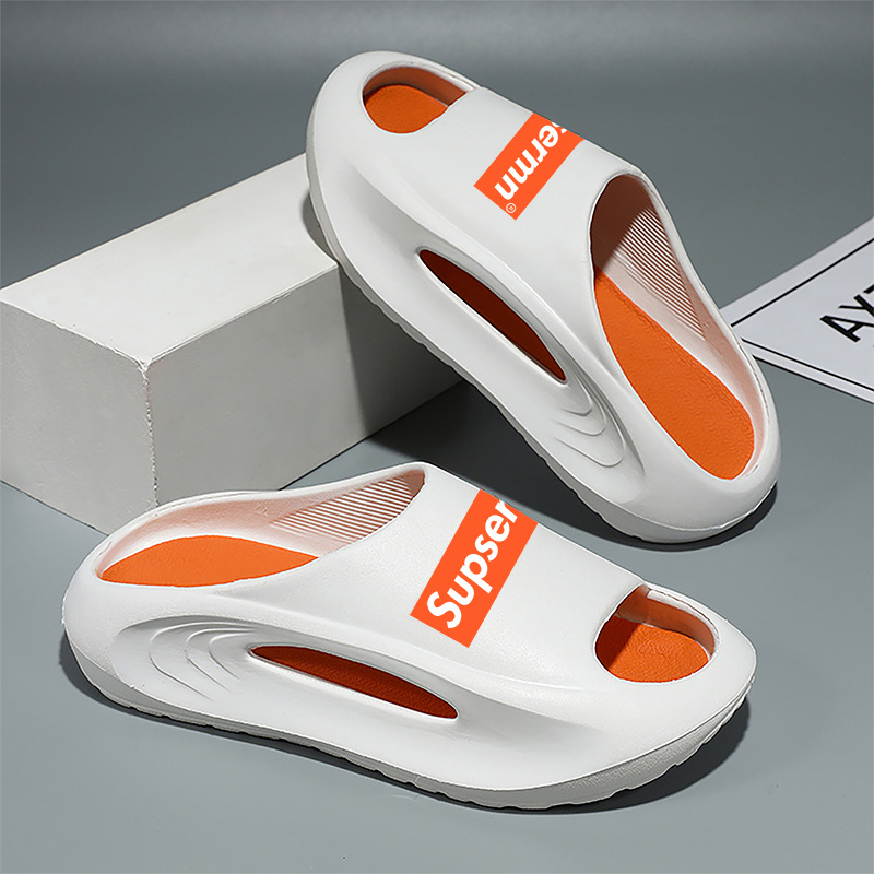 Men's summer slippers EVA thick soled slippers wear thick soft soled cross border slippers beach shoes sandals