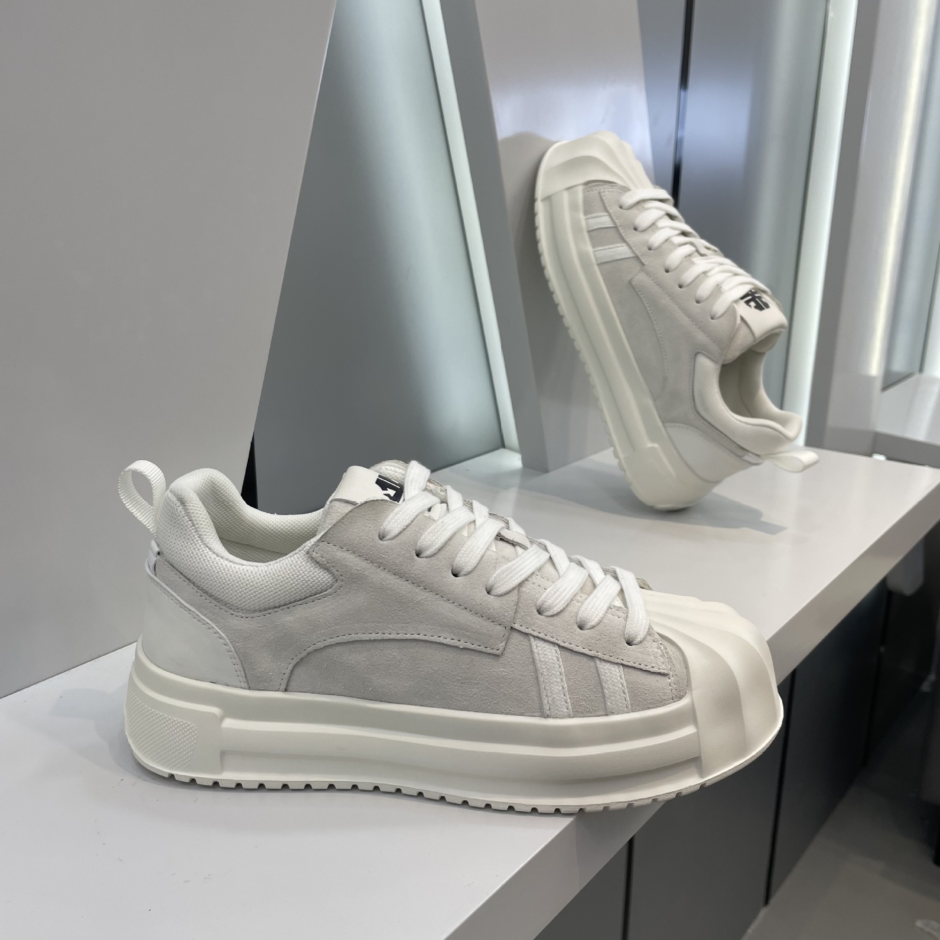 Free Shipping Designer shoes physical wholesale of new summer shell-toe thick-soled height-increasing sneakers fashionable versatile casual shoes for 