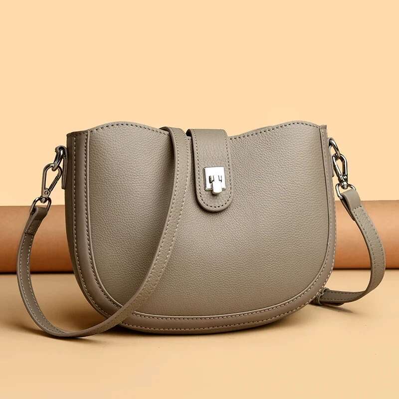 Genuine Tote Bag Women Real Cow Leather Handbag Fashion Ladies Shoulder Crossbody Bags 2025 New Female Sac A Main