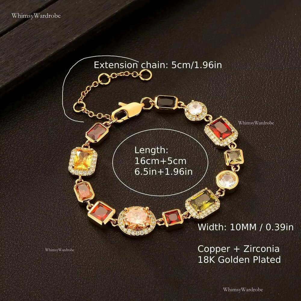 Multi Color Gemstone Beaded Necklace Rainbow Motley Choker Women Jewelry moissanite Tennis Gold Colorful Gem Stone Men Chain gift