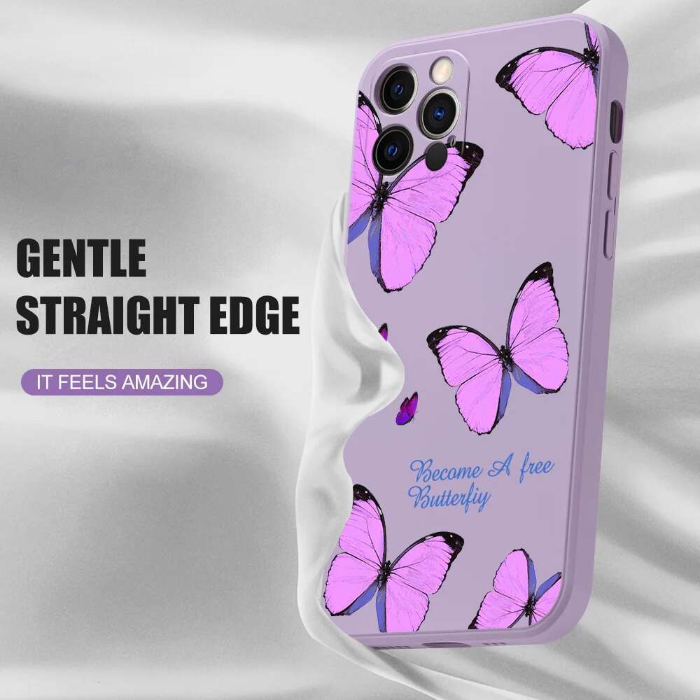Butterfly wer Samsung S23 Plus Silicone Cover For Galaxy S22 s23 S24 S21 Ultra S20 fe 5g Case