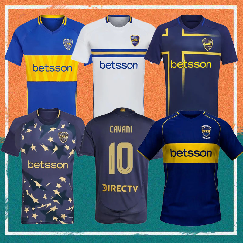 24/25/26 Boca Juniors CAVANI Soccer Jerseys 2025 120TH MARADONA MEDEL MARCOS ROJO ZEBALLOS Shirts ADVINCULA MEDINA GIMENEZ M.MERENTIEL 3rd football Uniform