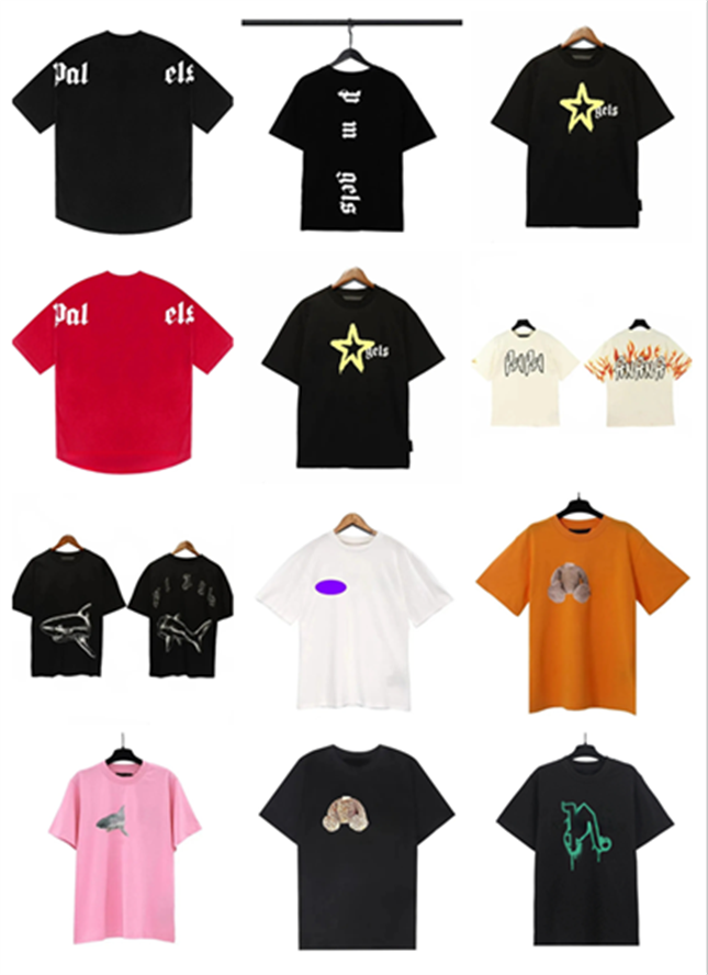 Luxury Designer Palmangeles Tshirt Palms Luxe Decapitated Bear Black Tee Shirt For Mens Women Summer Short Sleeve Breathable Cotton Letter Printed T-Shirt Very nice