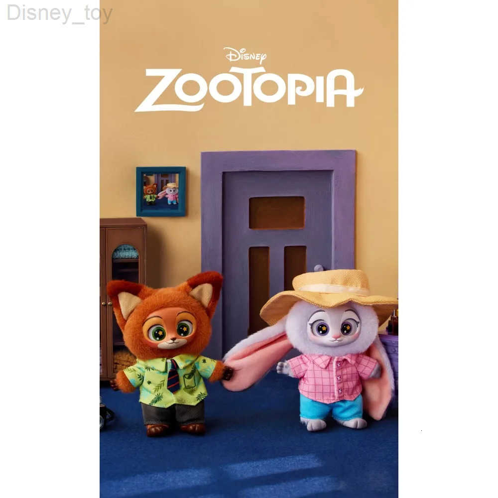 Disney Zootopia Series Blind Box Judy Nick Vinyl Plush Cartoon Character Trendy Toys Box Christmas Gift H251106