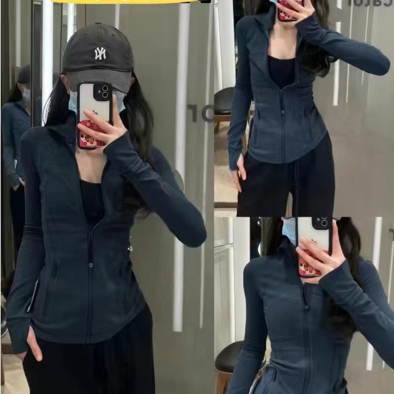 2025 new Phnom Penh yoga suit slimming exercise yoga suit Twilight rose coat sports jacket
