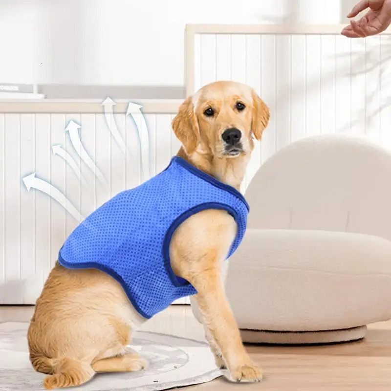 Breathable Dog Vest Breathable Quick-Drying Cooling Vest Comfortable Skin-Friendly Dog Vest Fashionable Pet Clothing For Outdoor 250402