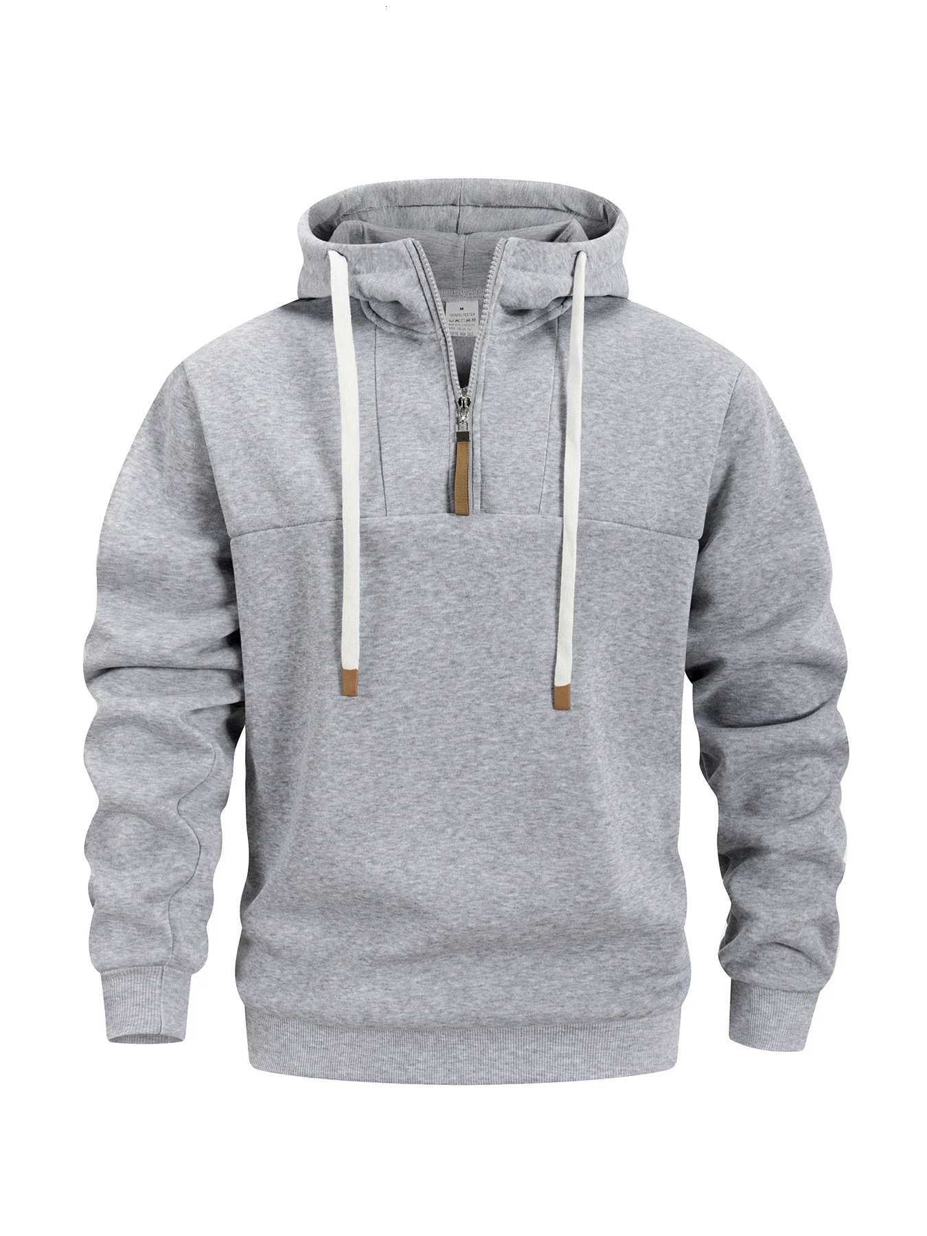 Mens Hoodie Jacket Streetwear Long Sleeve Sweatshirts Zipper Hooded Pullover Male Sportswear Autumn Men Clothing Streetwear W251106