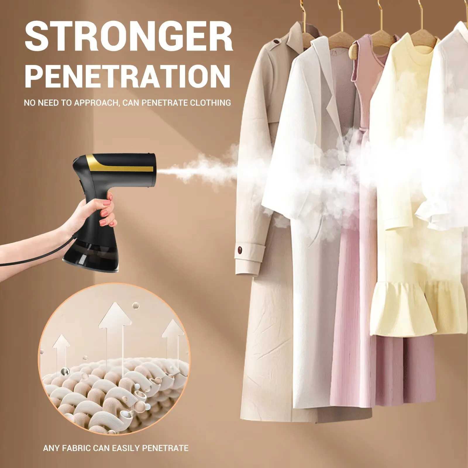 Hand Holding Portable Garment Steamer Iron Steam Cleaner For Cloth 1500W 350ml Garment Hanging Steamer Clothes Ironing Machine C251106