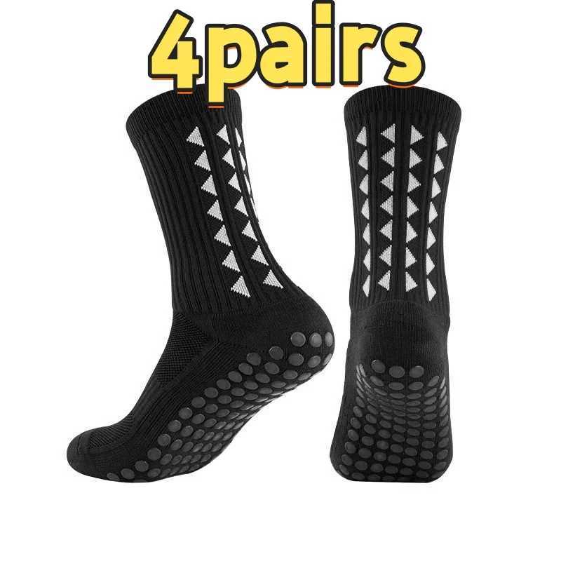 4Pairs men women football grip socks towel bottom sport socks rugby soccer cycling running Exercise athletic socks C251017
