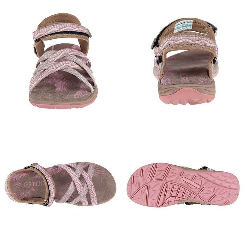 2025 Summer New High Quality Women's Outdoor Women's Designer Fashion Flat Casual Sandals Anti slip Hiking Shoes