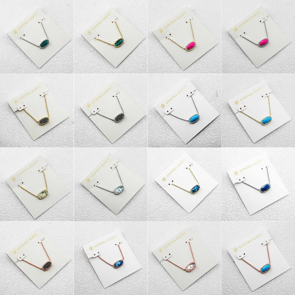 KS Brand Jewelry Gold Oval Shape Pendant Necklaces Kendraly Necklace Jewelry Scotts Chain Elegance Female Collar As Christmas Gift