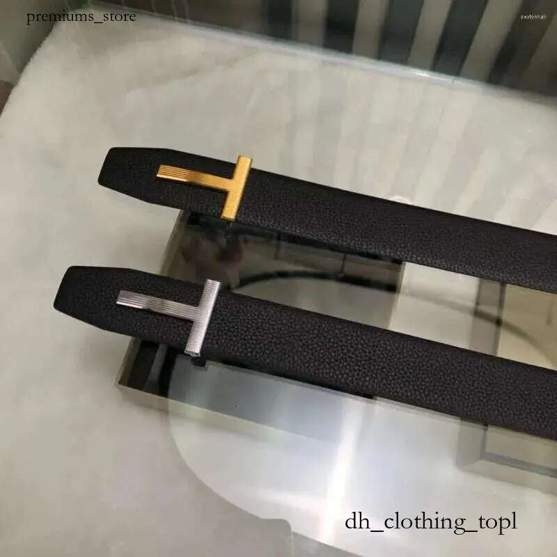 Designer Belt For Men Belts Fashion Casual Genuine Leather Letter Printed Mens Tf Waistband Metal Smooth Buckle Man Width Tom Brady High End Luxury Belt d46